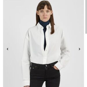 Acne studios Bela Soft long sleeve poplin shirt